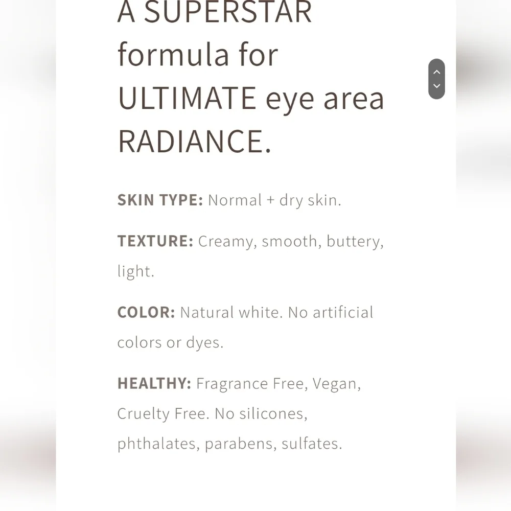 Ursula Pretty on the Eyes Supreme Eye Cream NIB